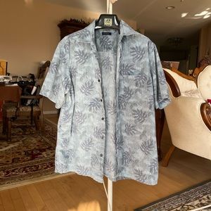 Club Room Tropical print button up shirt